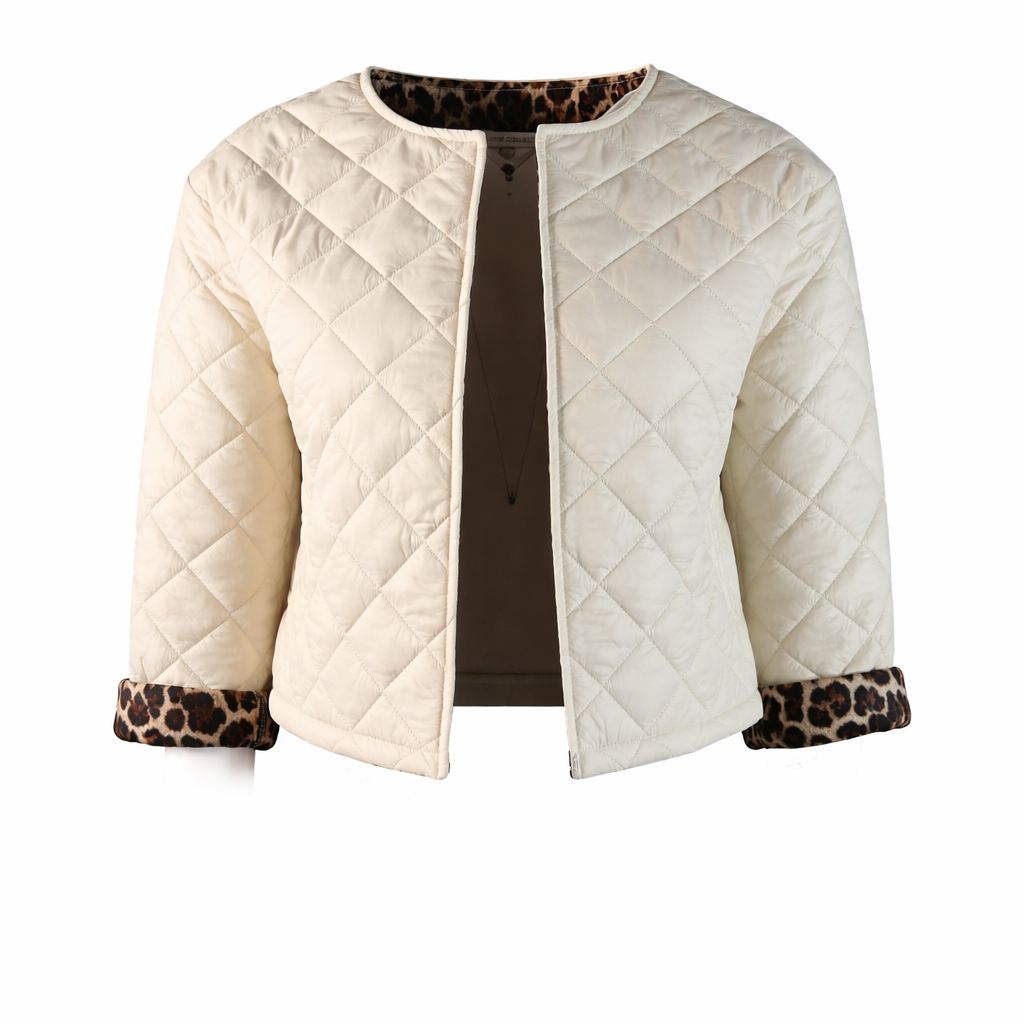 Waterproof jacket with leopard A.Z.J