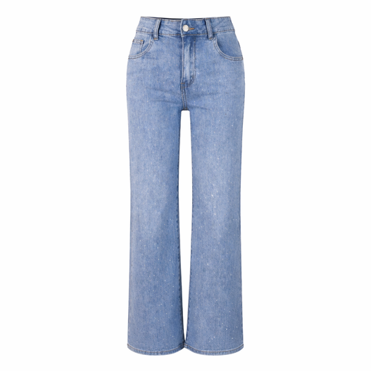 Blue jeans with rhinestones Sofia Moda