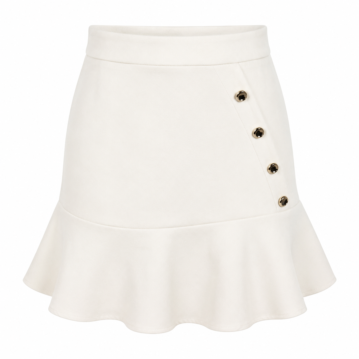 Skirt with gold buttons 