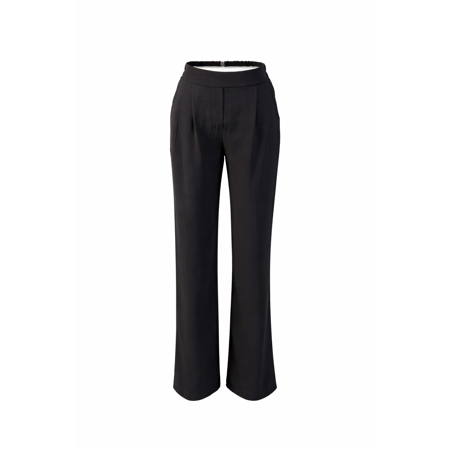 Wide legs black trousers LOUIZA FASHION