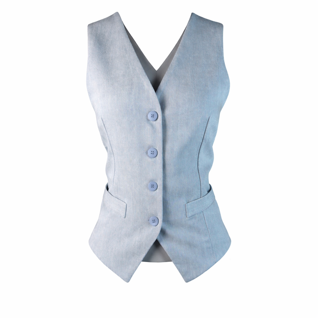 Denim waistcoat GOLD AND GOLD