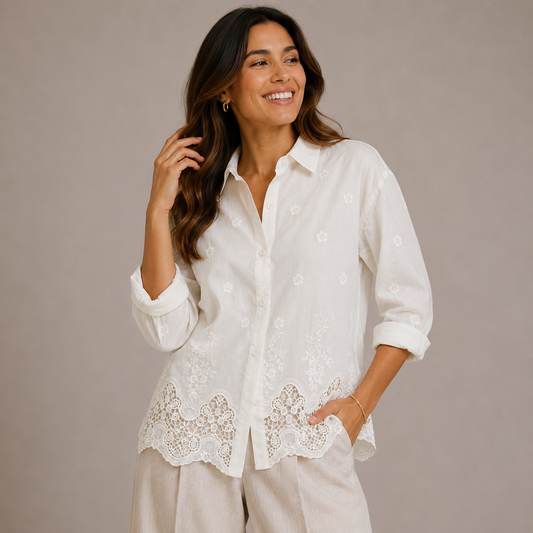 White shirt - 100% cotton 