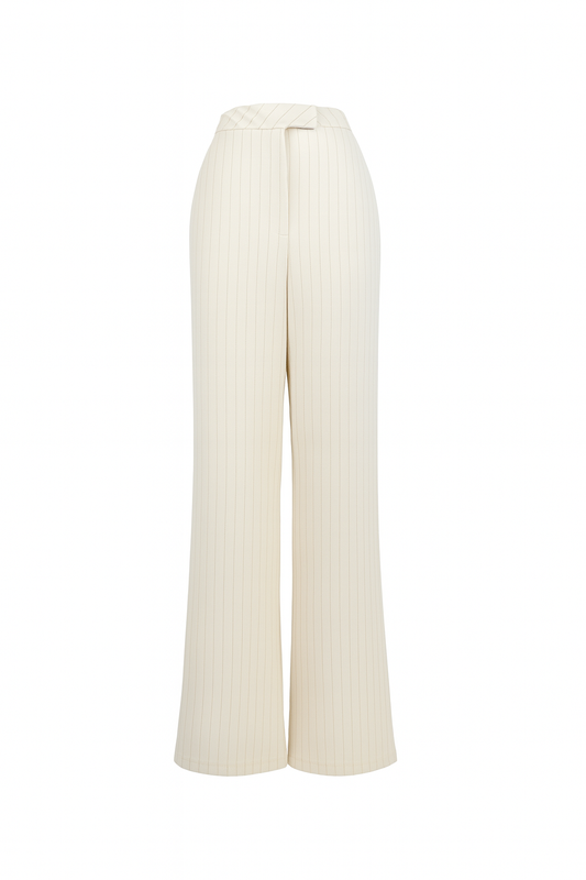 Striped suit trousers