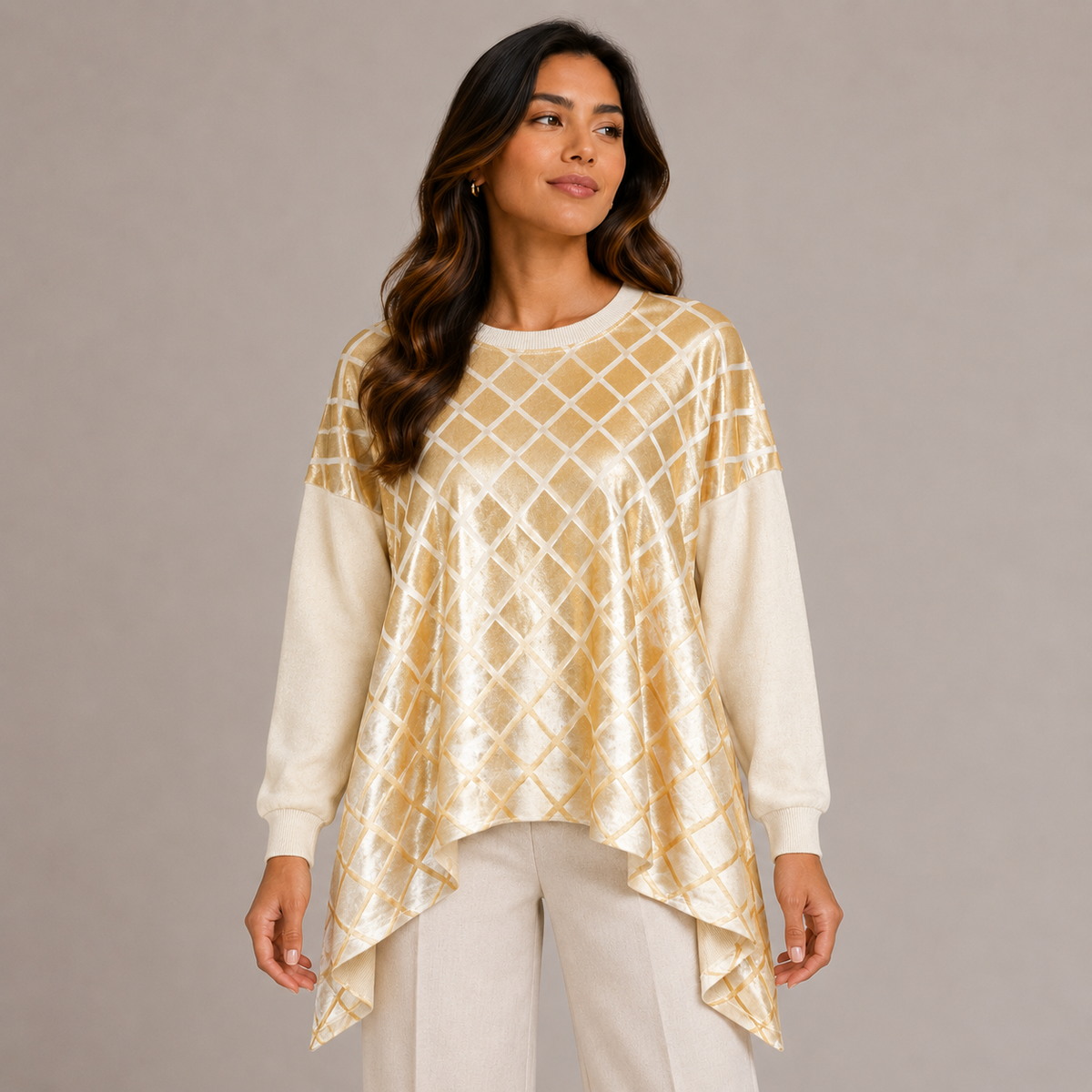 Asymmetrical Knit