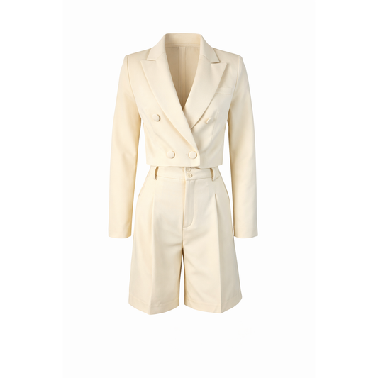 Outfit Set tailored cropped blazer ATTENTIF