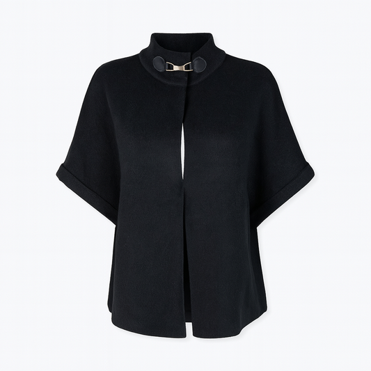 Open black knit