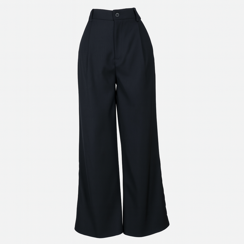 Regular fit trousers  available in black and dark grey FEELKOO