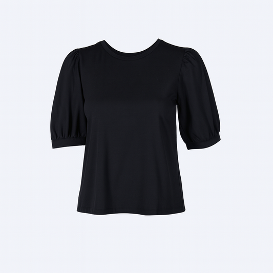Black tshirt with open back