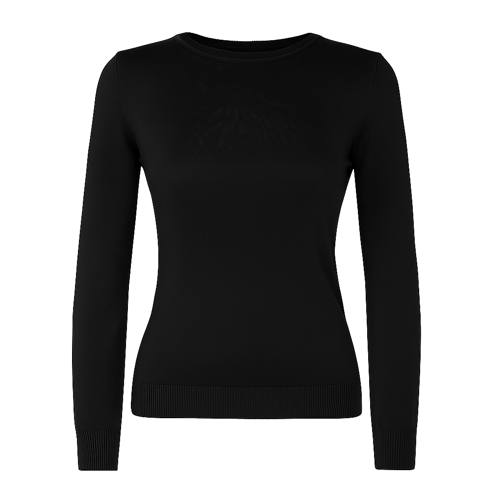 Basic round neck knit sweater Sunny
