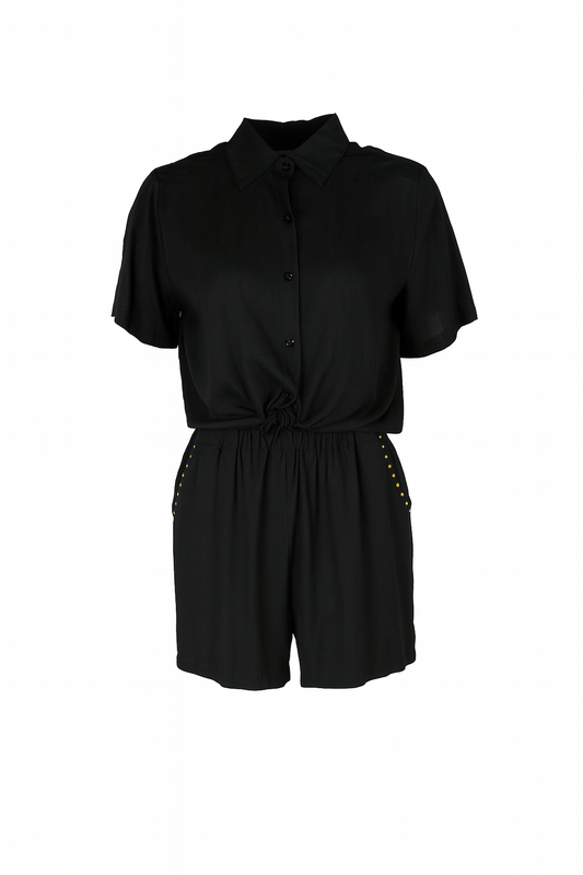 Linen set short + shirt