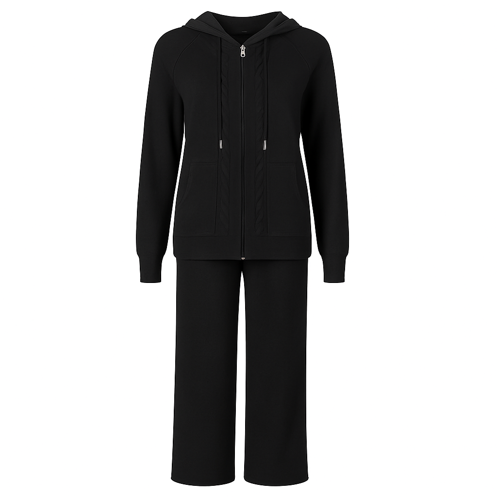 Wool set with zipper