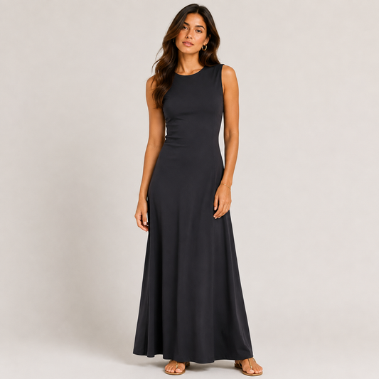 Maxi black dress 