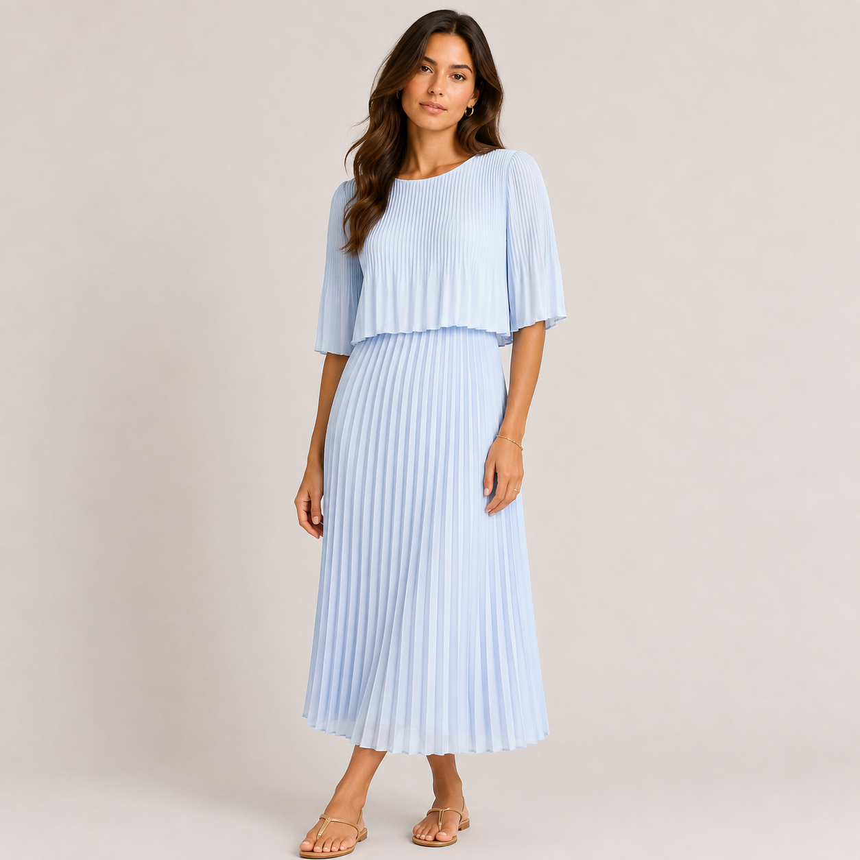 Pleated Dress 