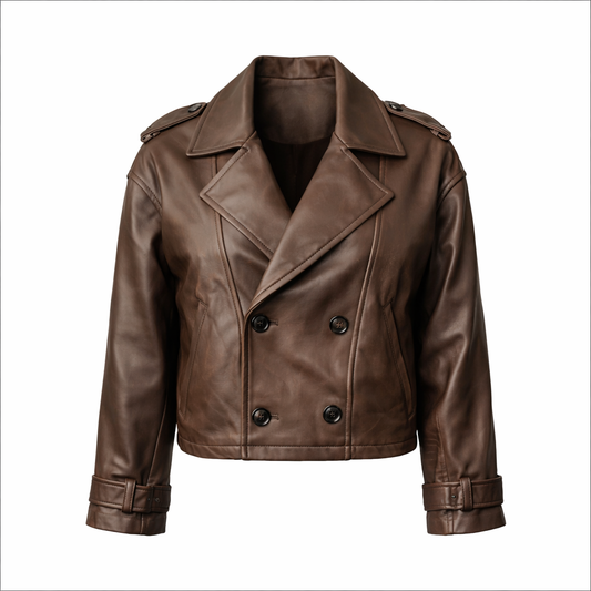Eco-leather jacket
