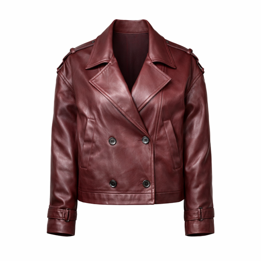 Eco-leather jacket