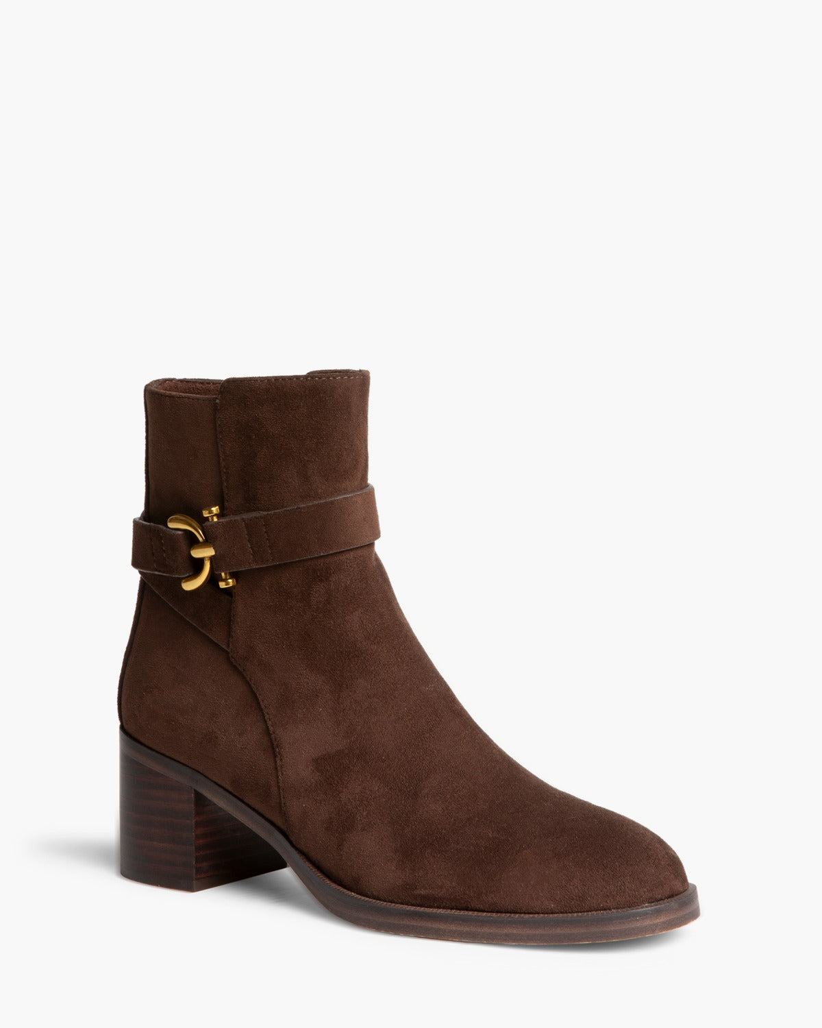CORINA M6830 brown suede ankle boots – view 2