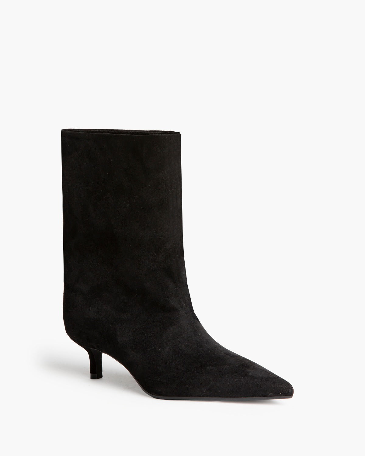 CORINA M6891 black suede kitten-heel ankle boots – view 1