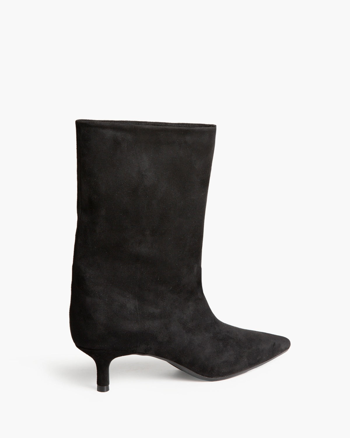CORINA M6891 black suede kitten-heel ankle boots – view 3