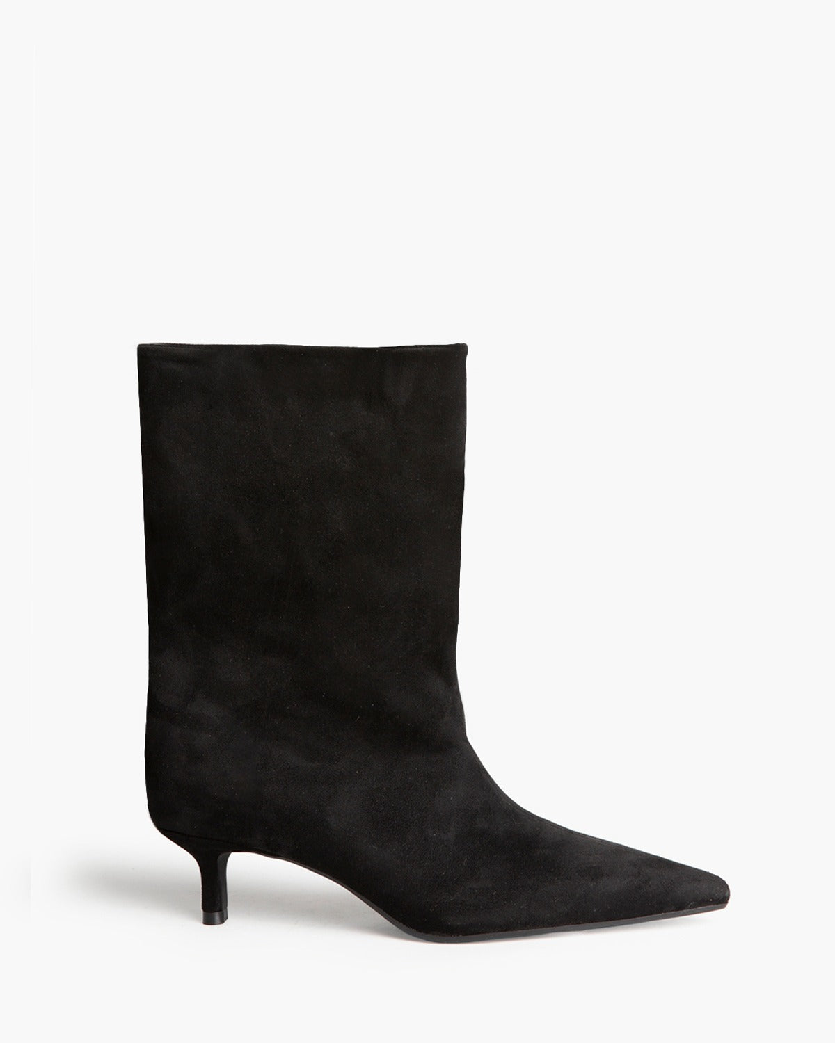CORINA M6891 black suede kitten-heel ankle boots – view 4