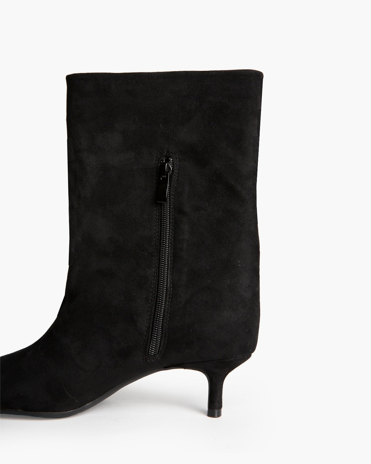 CORINA M6891 black suede kitten-heel ankle boots – view 5