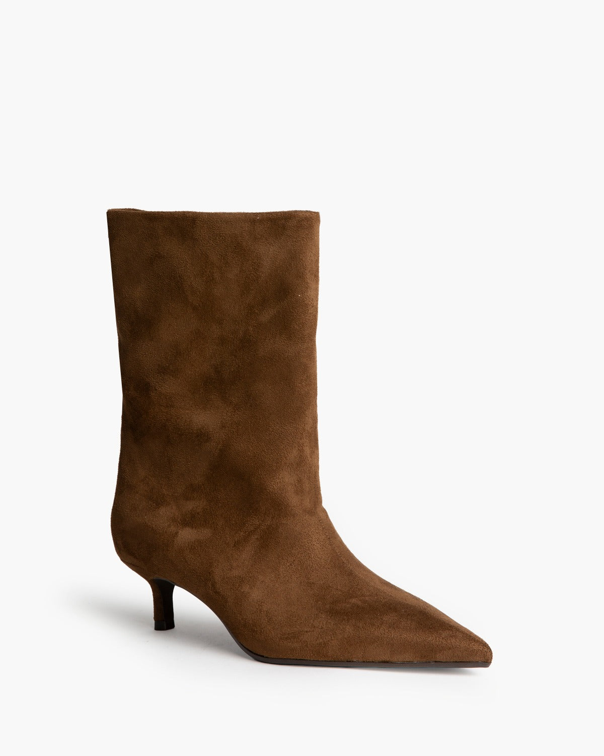 CORINA M6891 brown suede kitten-heel ankle boots – view 1