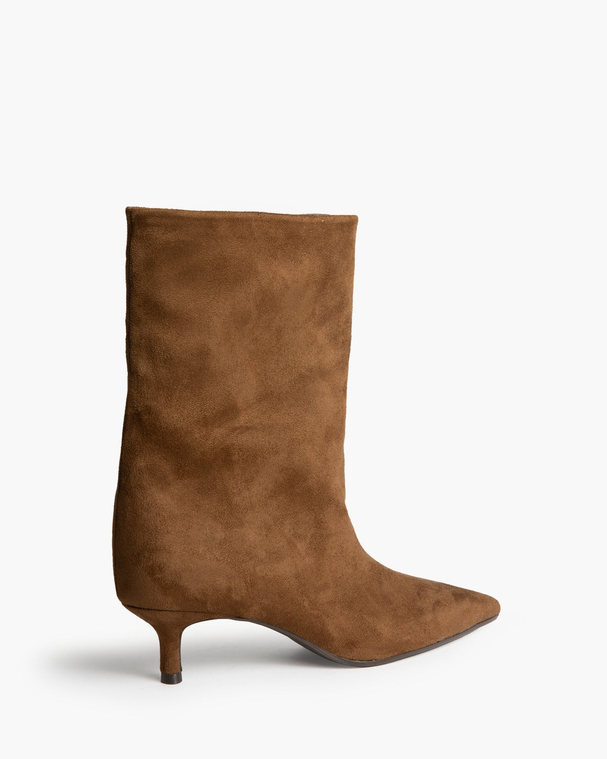 CORINA M6891 brown suede kitten-heel ankle boots – view 2