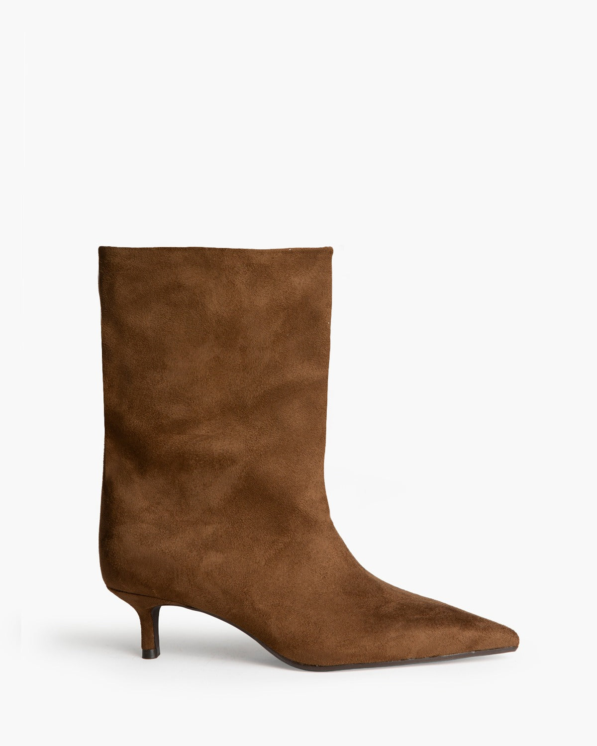 CORINA M6891 brown suede kitten-heel ankle boots – view 4