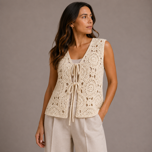 Crochet waistcoat 