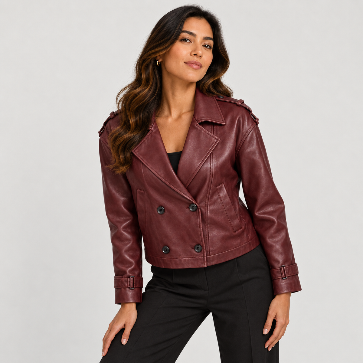 Eco-leather jacket 