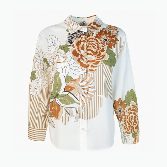 Printed white shirt