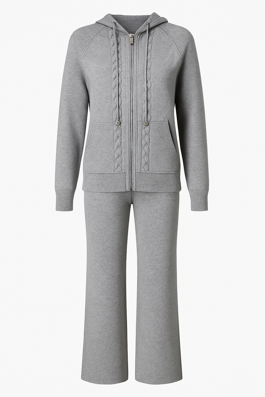 Wool set with zipper