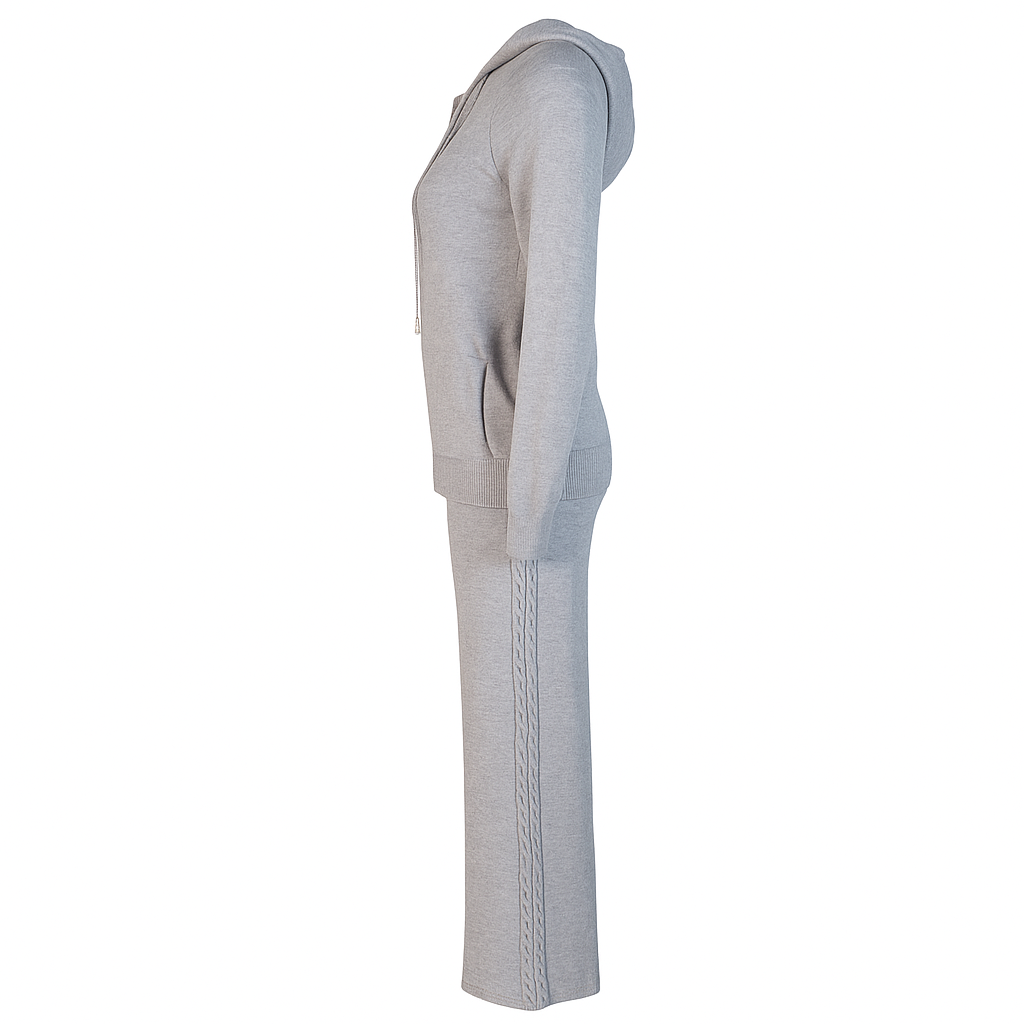 Wool set with zipper