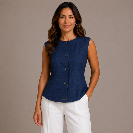 Denim waistcoat 