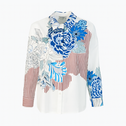 Printed white shirt