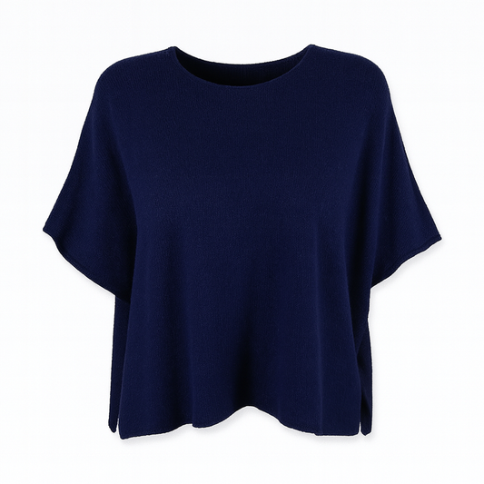 Short sleeves plain knit