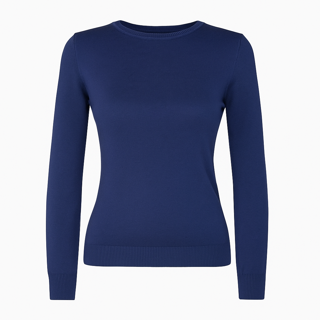 Basic round neck knit sweater Sunny