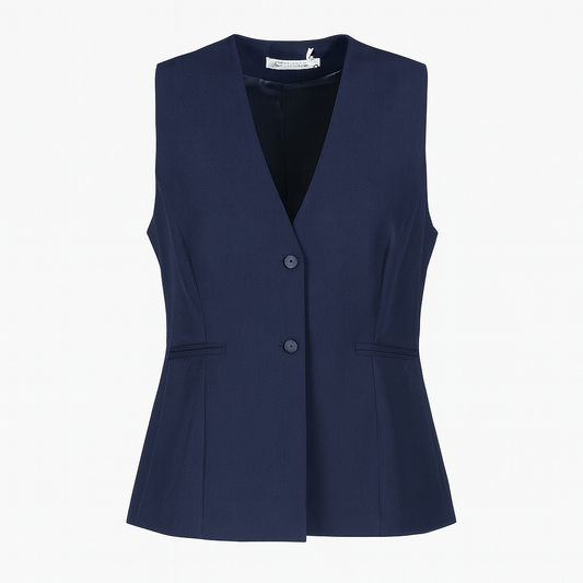 Navy blue vest  open back