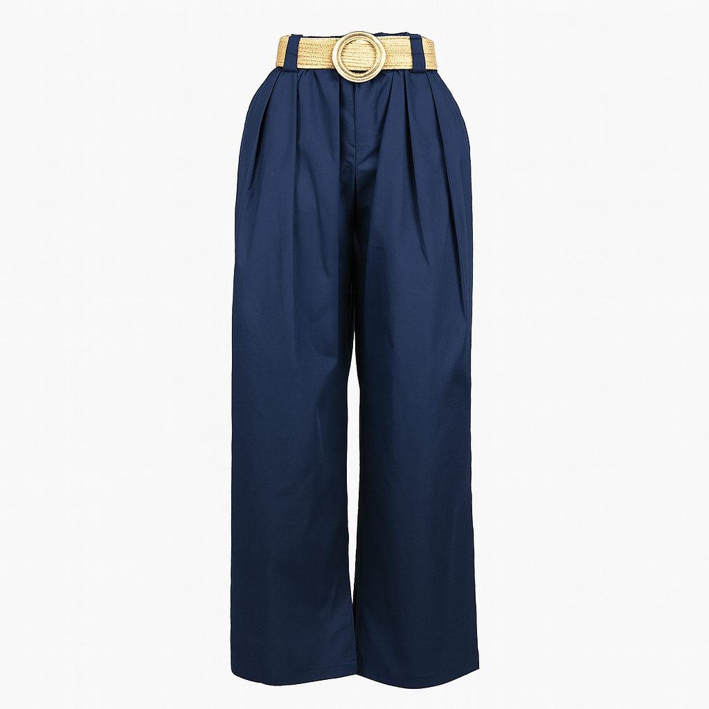 Wide legs Pants with belt