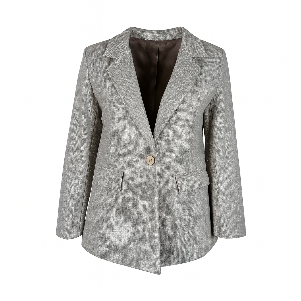 Blazer with rhinestones