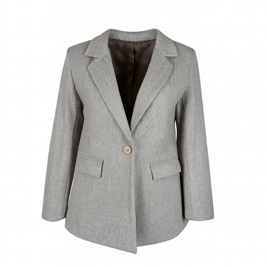 Blazer with rhinestones