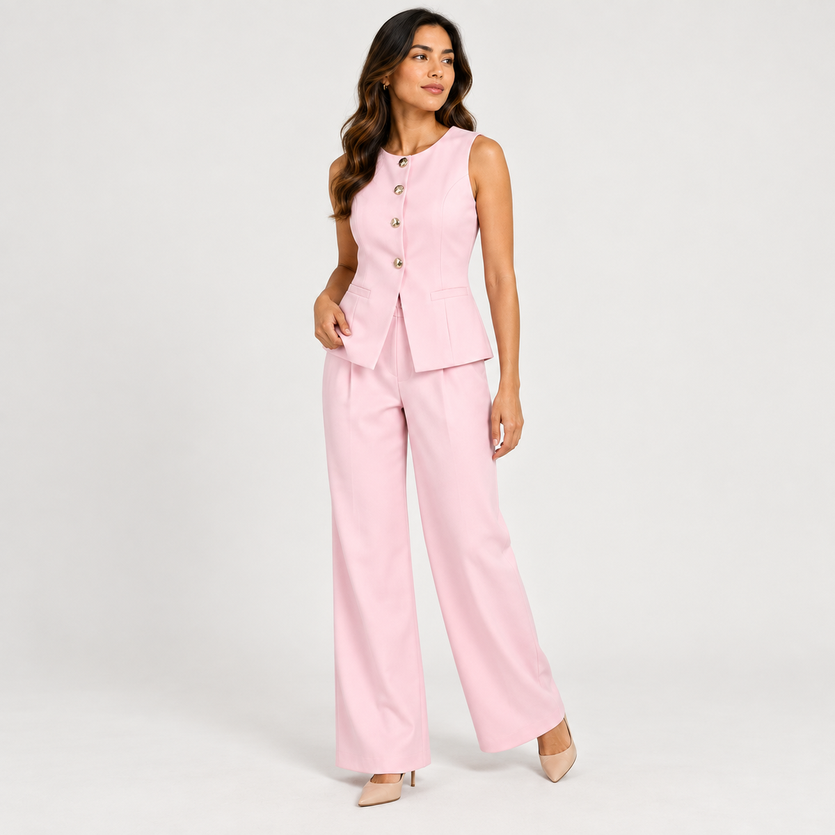 Vest & Trouser Co-Ord Set 