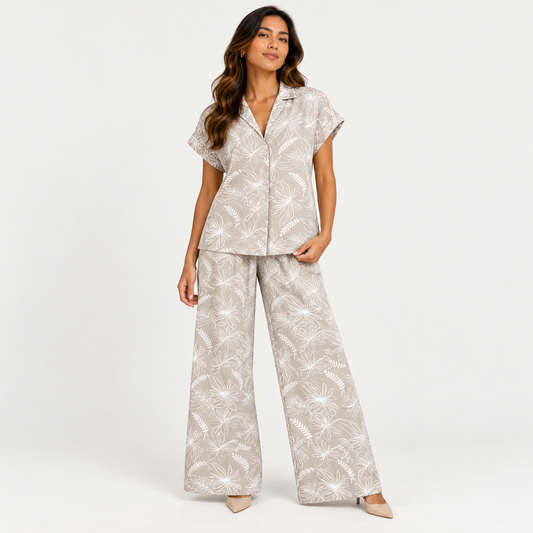 Printed Top & Trouser Set 