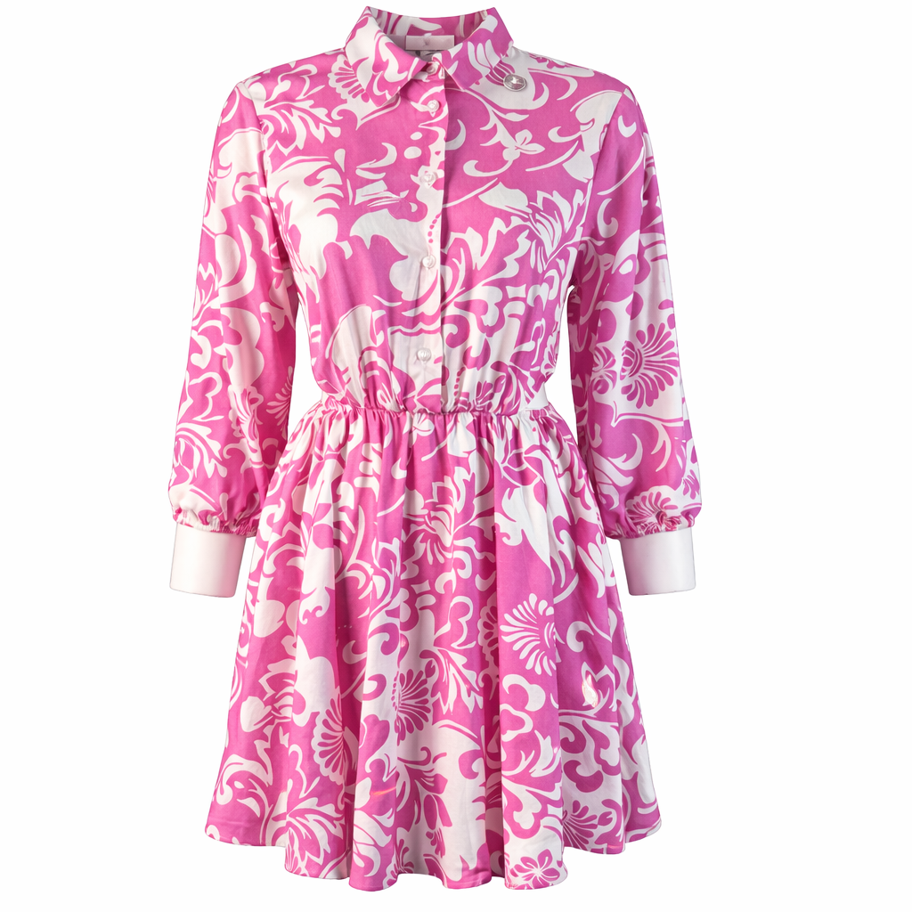 Printed short dress ATTENTIF