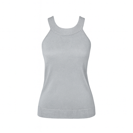 Metallic sleeveless