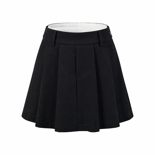 Pleated short with white elastic waistband CHANCE ITALIA
