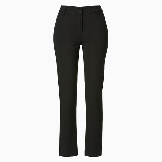 Straight cut black trousers Sofia Moda