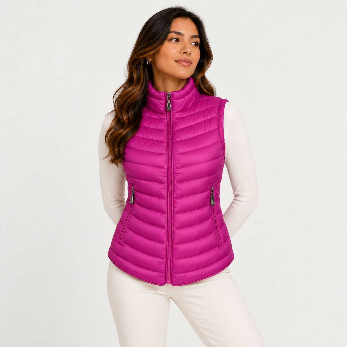 Waterproof puffer gilet 