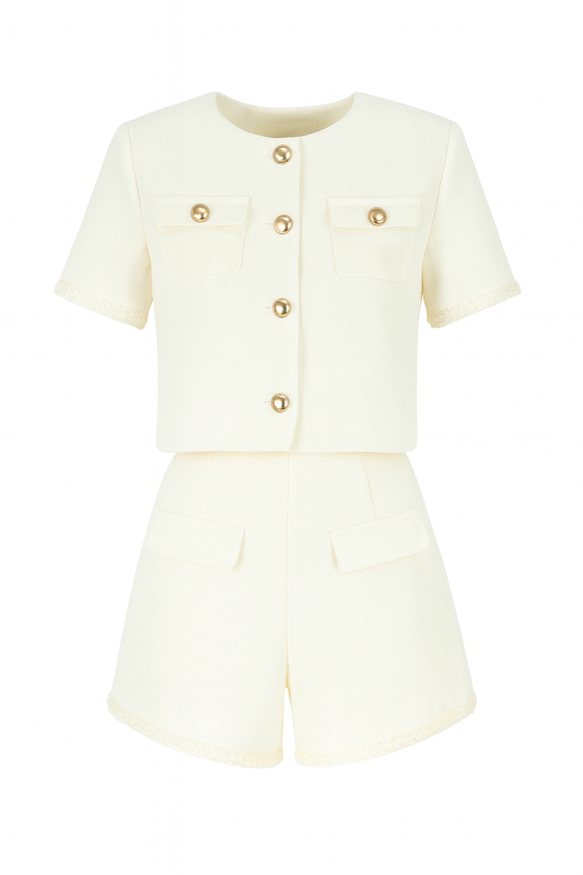 Set: short + cropped blazer