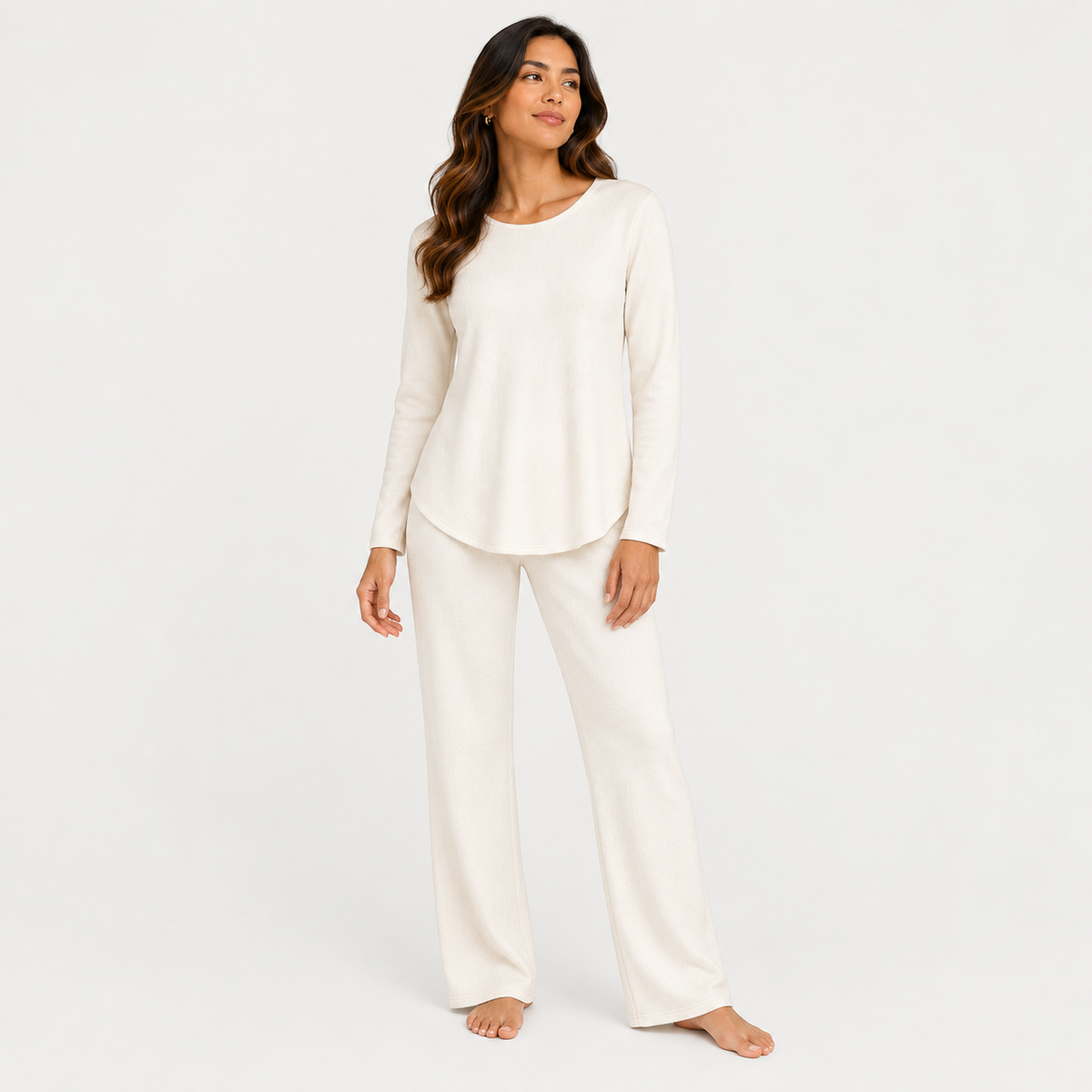 Wool plain set (pants) 