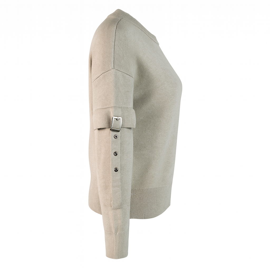 Open knit zip cardigan